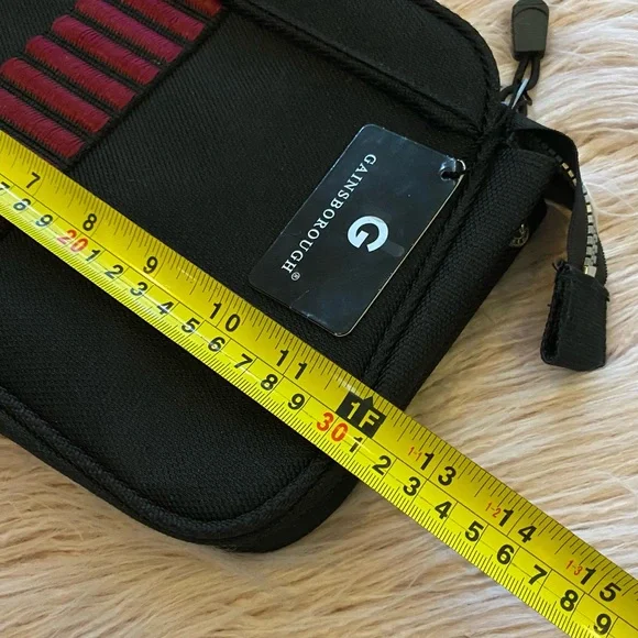 Gainsborough Black Travel Toiletries Bag NEW - Picture 3 of 4